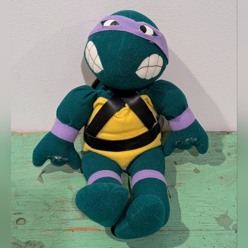 Donatello Vintage 1980s TMNT Teenage Mutant Ninja Turtle Plush Music Box